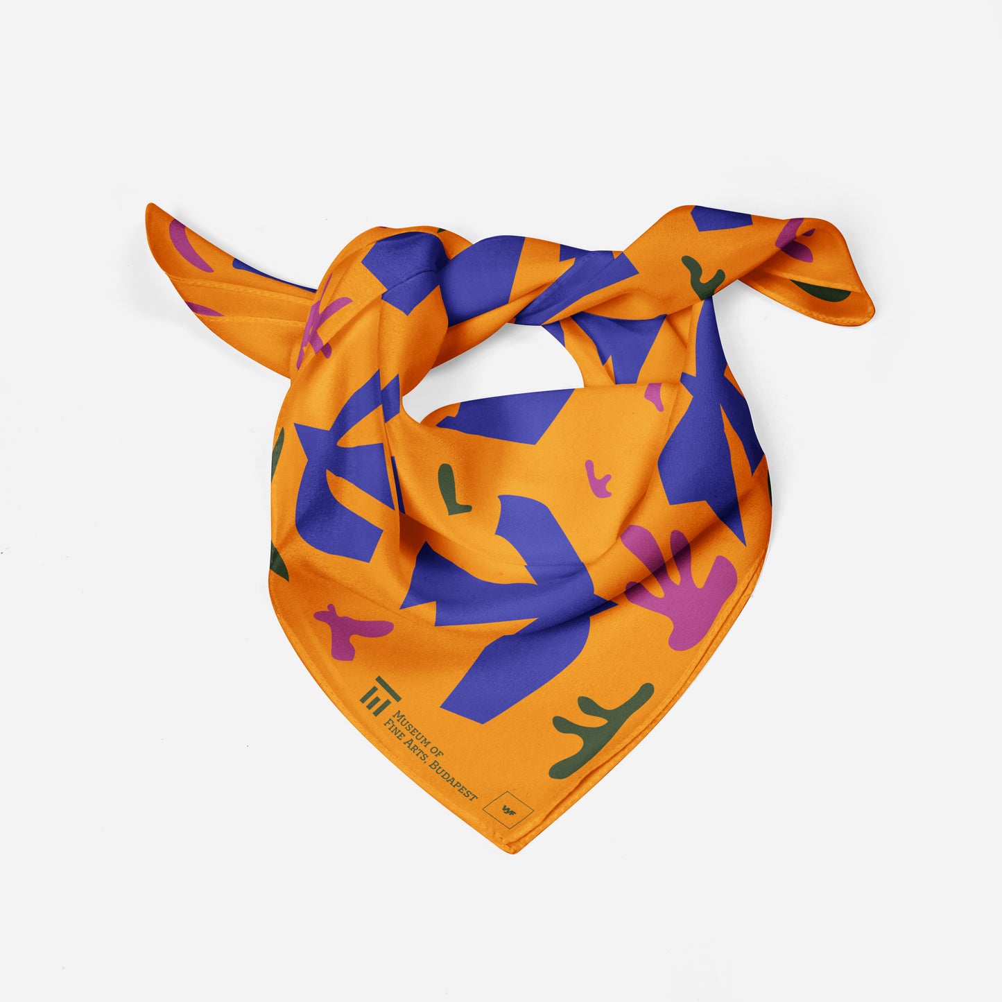 BIRDS SMALL SQUARE ORANGE